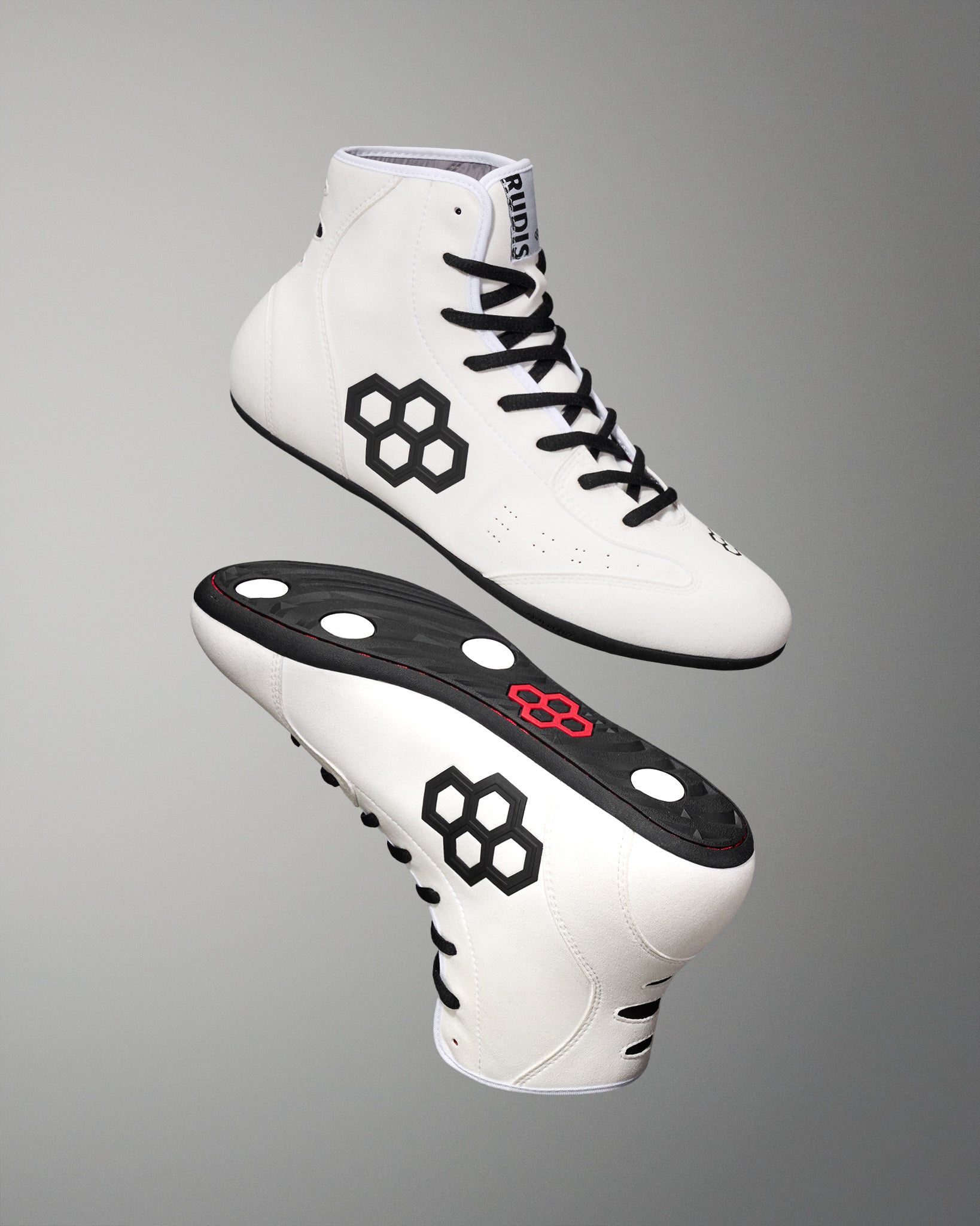RUDIS RUDIS International Adult Wrestling Shoes - White/Black