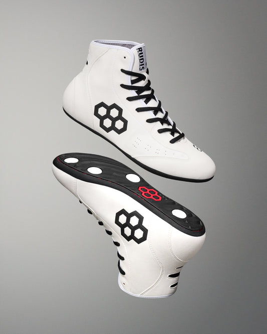 RUDIS RUDIS International Adult Wrestling Shoes - White/Black