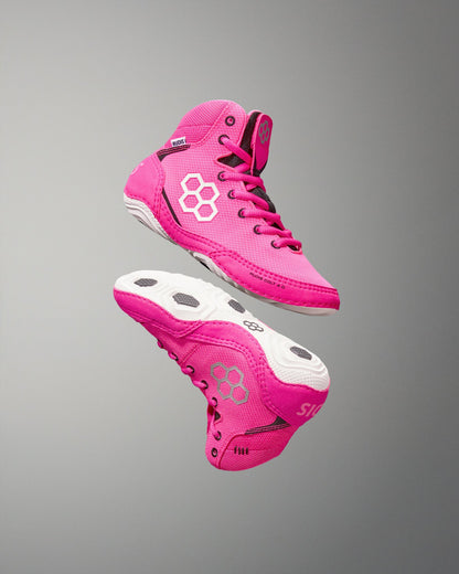RUDIS Pink Colt 4.0 Youth Wrestling Shoes – Light, Fast & Fierce