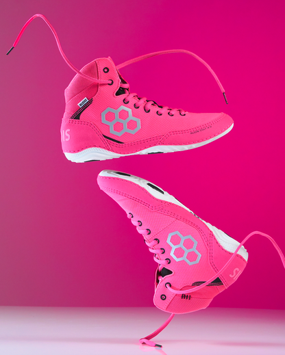 RUDIS Pink Colt 4.0 Youth Wrestling Shoes – Light, Fast & Fierce
