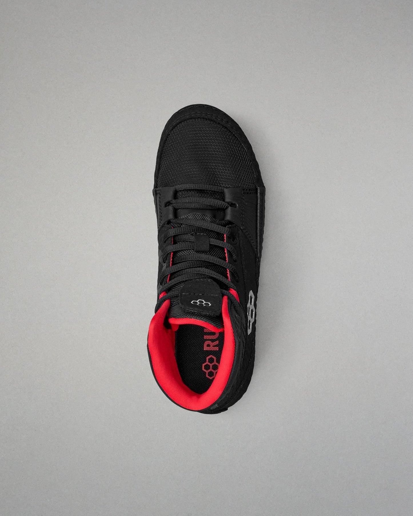 RUDIS RUDIS KS Power Youth Wrestling Shoes - Black/Red