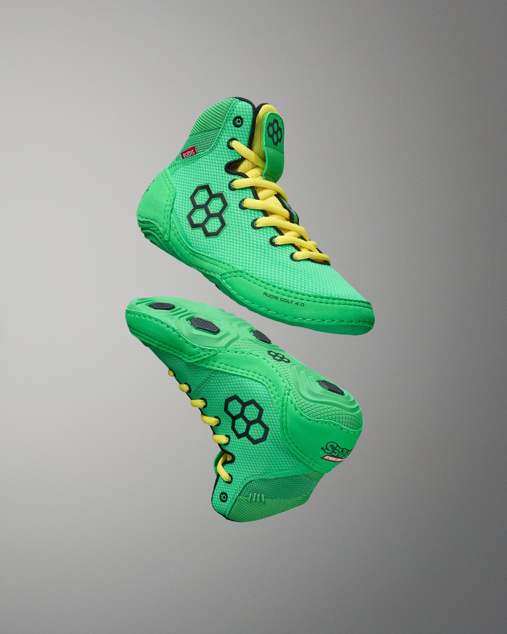 RUDIS RUDIS Colt 4.0 Youth Wrestling Shoes - Ninja Turtle