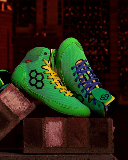 RUDIS RUDIS Colt 4.0 Youth Wrestling Shoes - Ninja Turtle