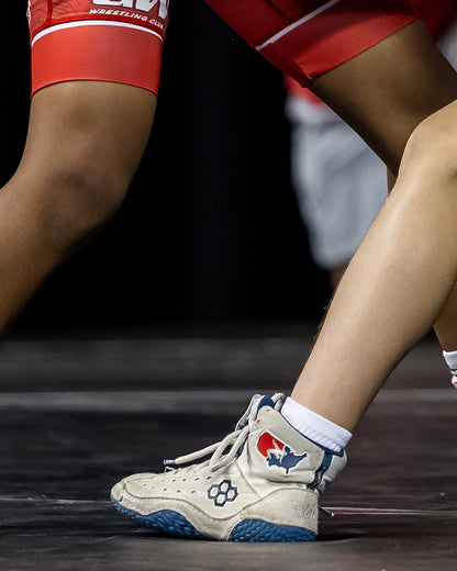 RUDIS USA Wrestling SF-Tbilisi 2.0 Youth Wrestling Shoes - USA White
