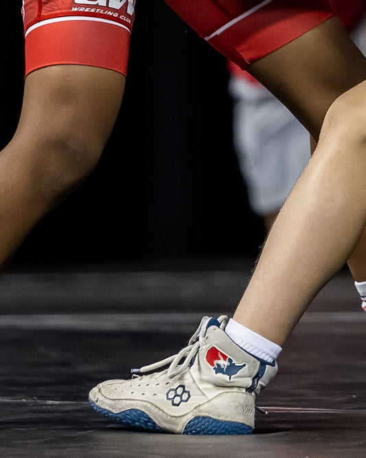 RUDIS USA Wrestling SF-Tbilisi 2.0 Youth Wrestling Shoes - USA White