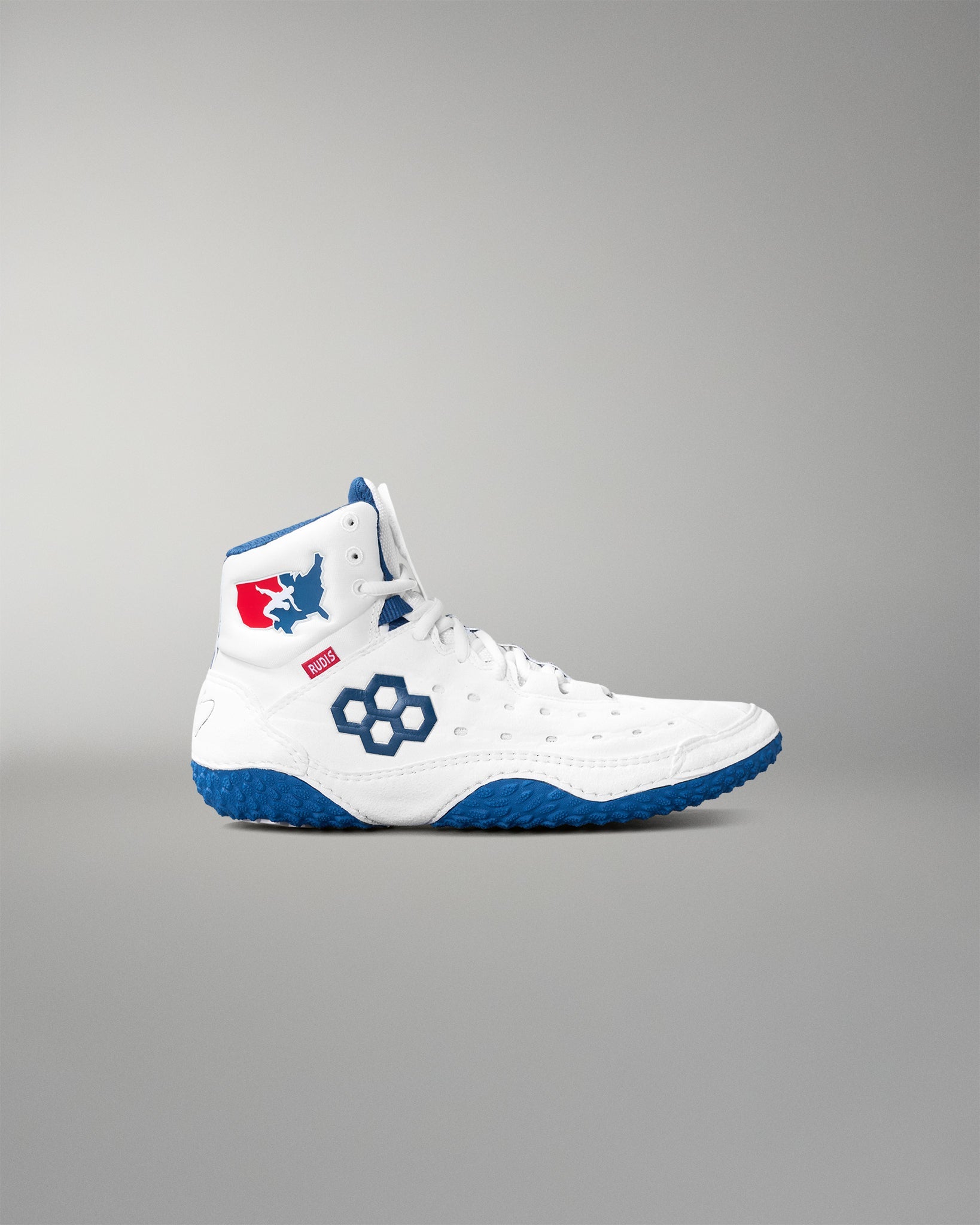 RUDIS USA Wrestling SF-Tbilisi 2.0 Youth Wrestling Shoes - USA White