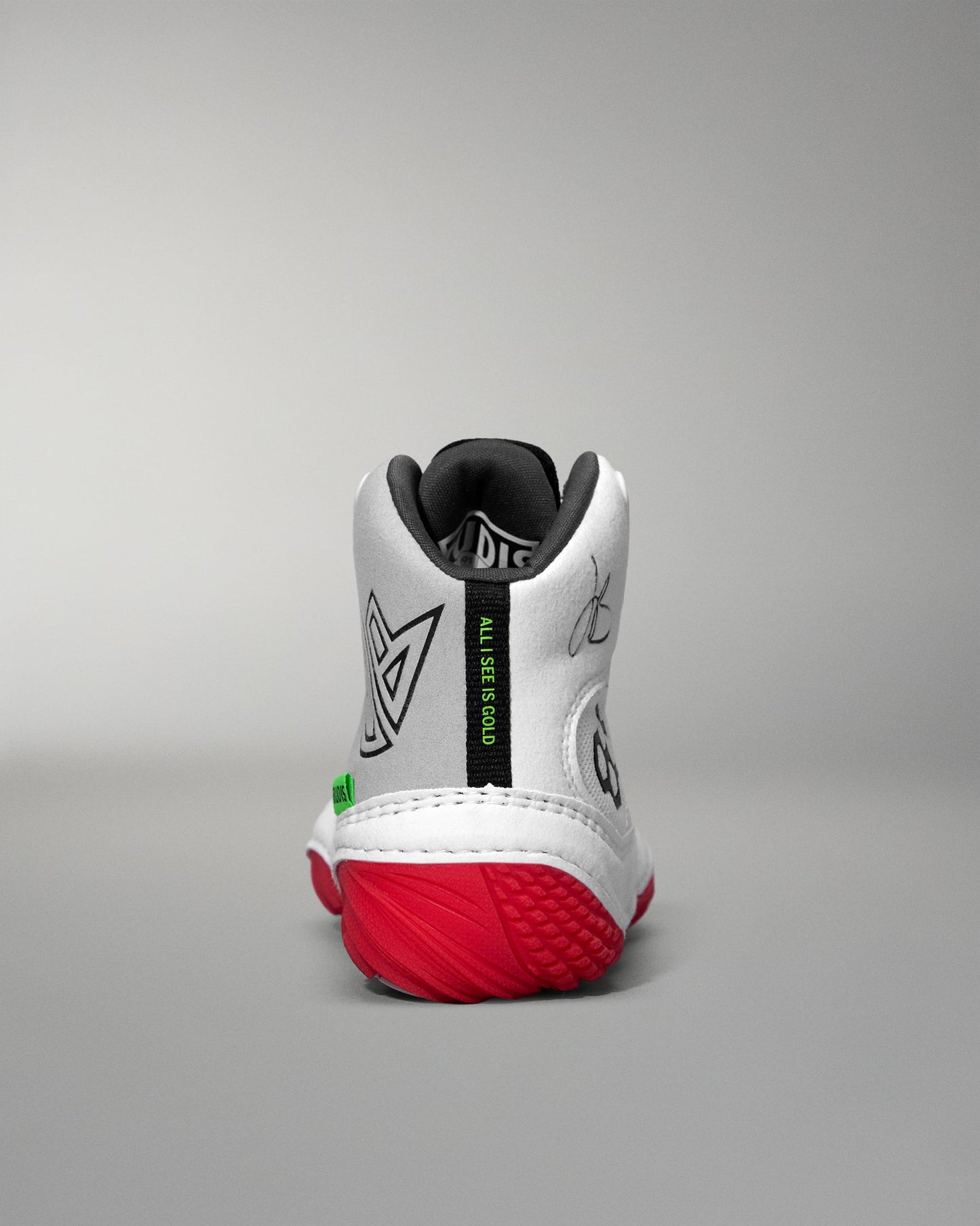 RUDIS JB1 Youth Wrestling Shoes - White Hot
