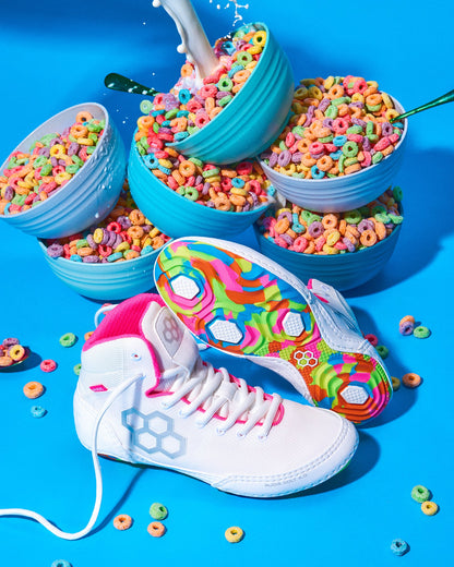 RUDIS RUDIS Colt 4.0 Youth Wrestling Shoes - Neon Cereal Milk