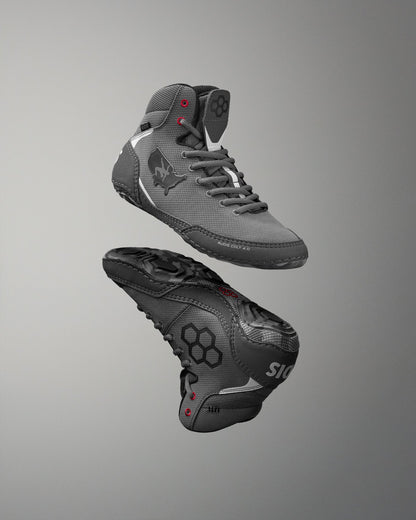 RUDIS USA Wrestling Colt 4.0 Youth Wrestling Shoes - Gray Camo