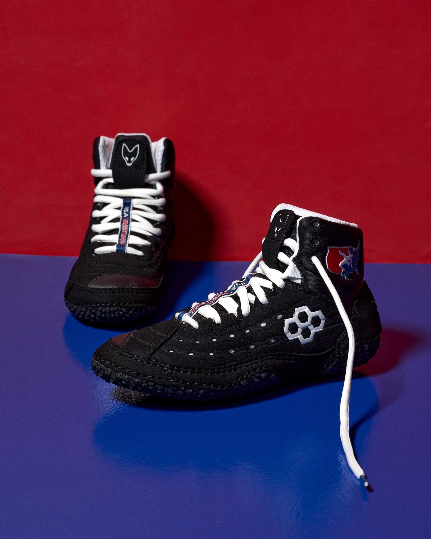 RUDIS USA Wrestling SF-Tbilisi 2.0 Youth Wrestling Shoes - USA Black