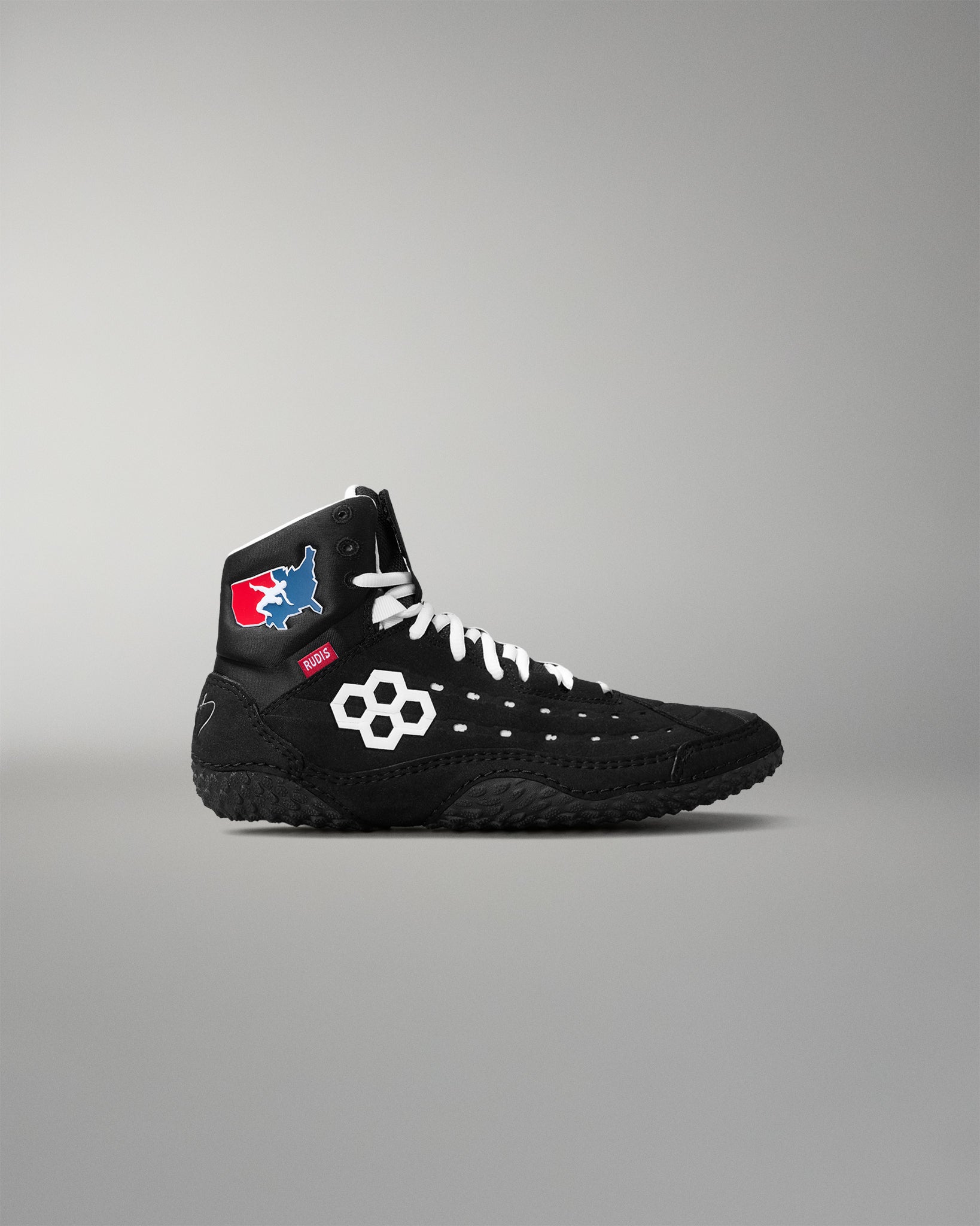 RUDIS USA Wrestling SF-Tbilisi 2.0 Youth Wrestling Shoes - USA Black