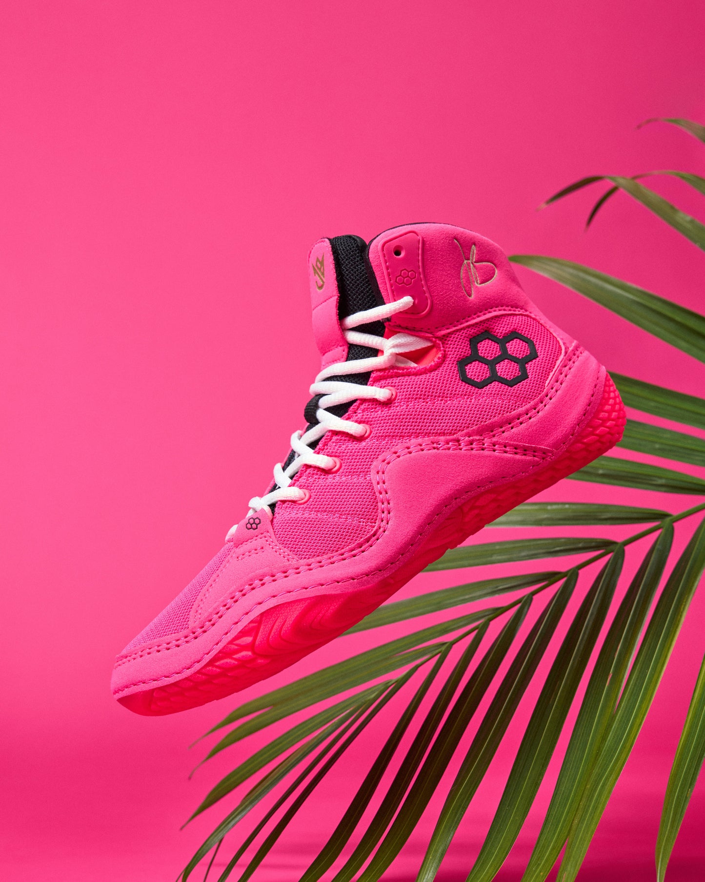 RUDIS JB1 Youth Wrestling Shoes - Flamingo Pink