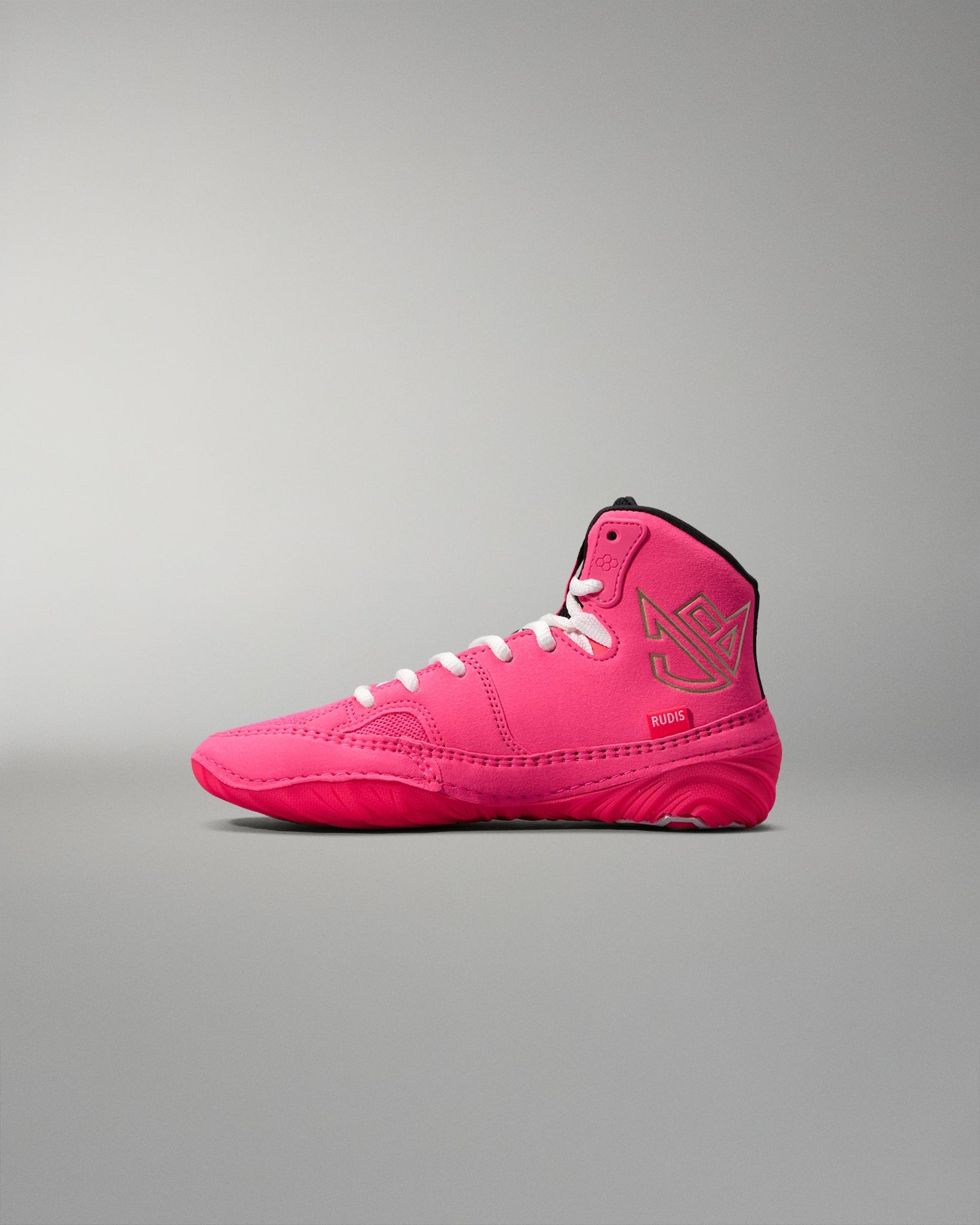 RUDIS JB1 Youth Wrestling Shoes - Flamingo Pink