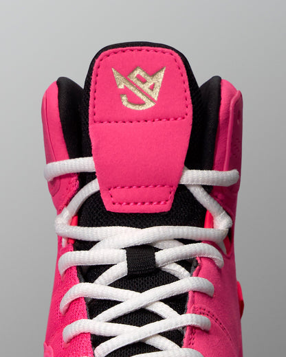 RUDIS JB1 Youth Wrestling Shoes - Flamingo Pink