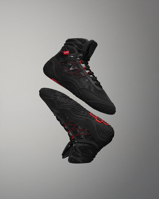 RUDIS RUDIS KS Infinity Edge Youth Wrestling Shoes - Carbon Black