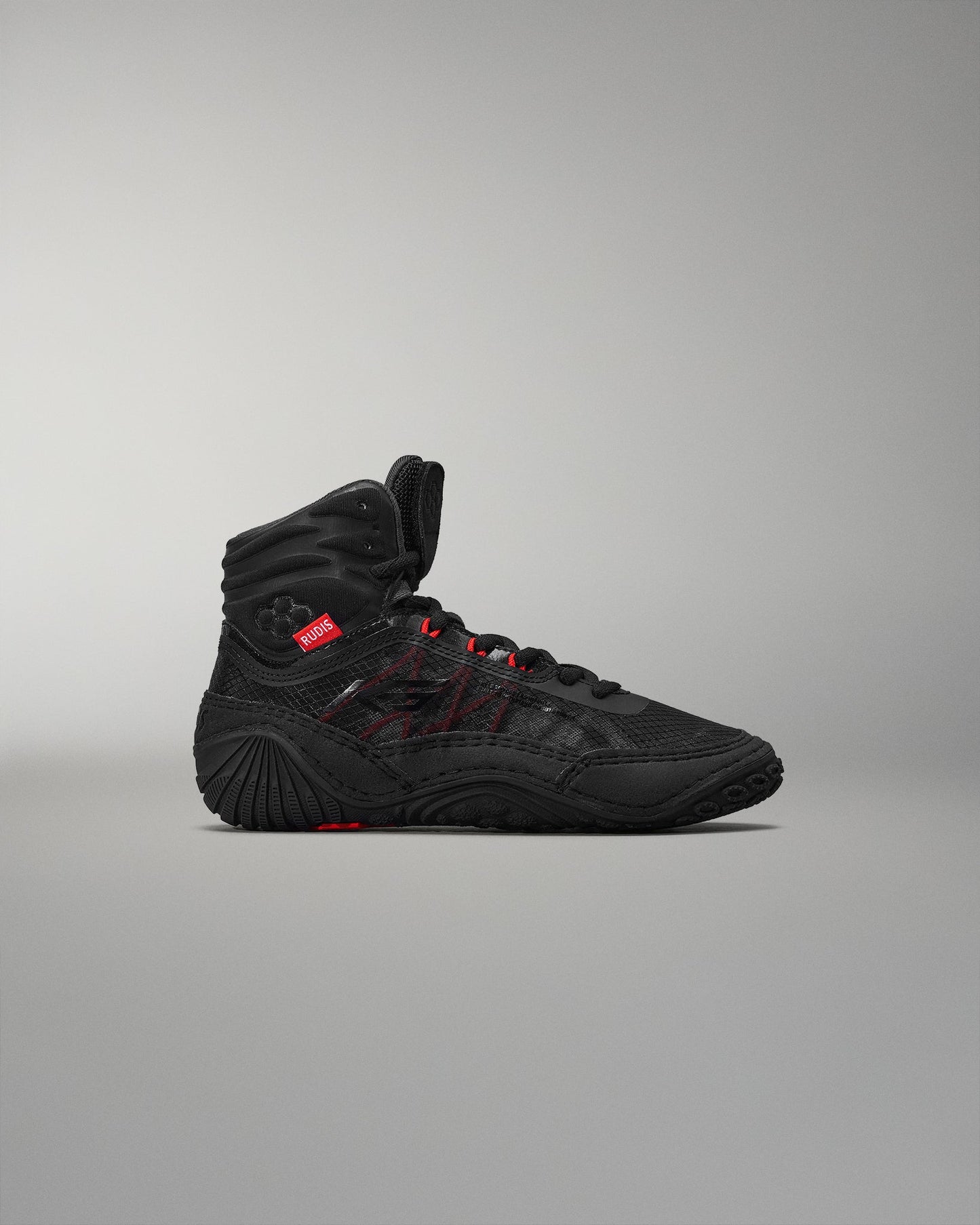 RUDIS RUDIS KS Infinity Edge Youth Wrestling Shoes - Carbon Black