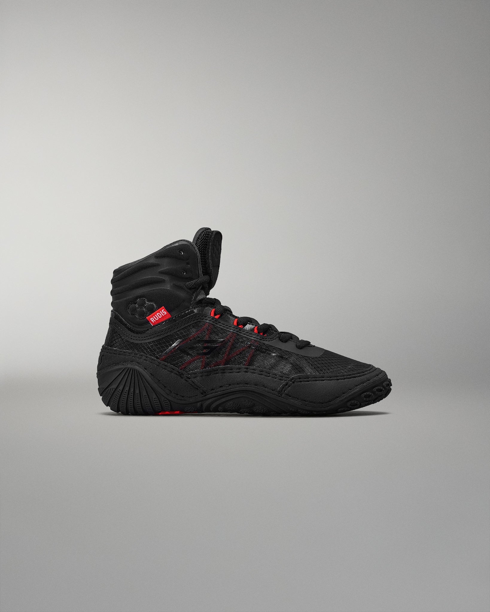 RUDIS RUDIS KS Infinity Edge Youth Wrestling Shoes - Carbon Black