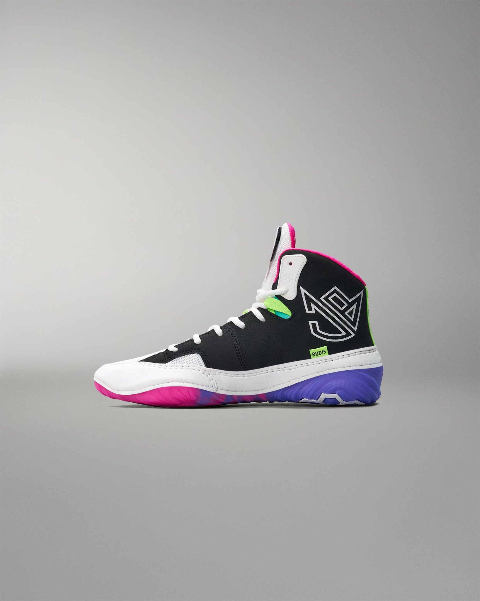 RUDIS JB1 Youth Wrestling Shoes - Neon Surge