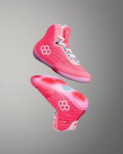 RUDIS Sarah Hildebrandt Berry Burst Pink Girls Wrestling Shoes