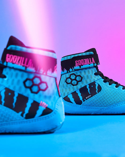 RUDIS Godzilla Samurai Speed Youth Wrestling Shoes - Godzilla