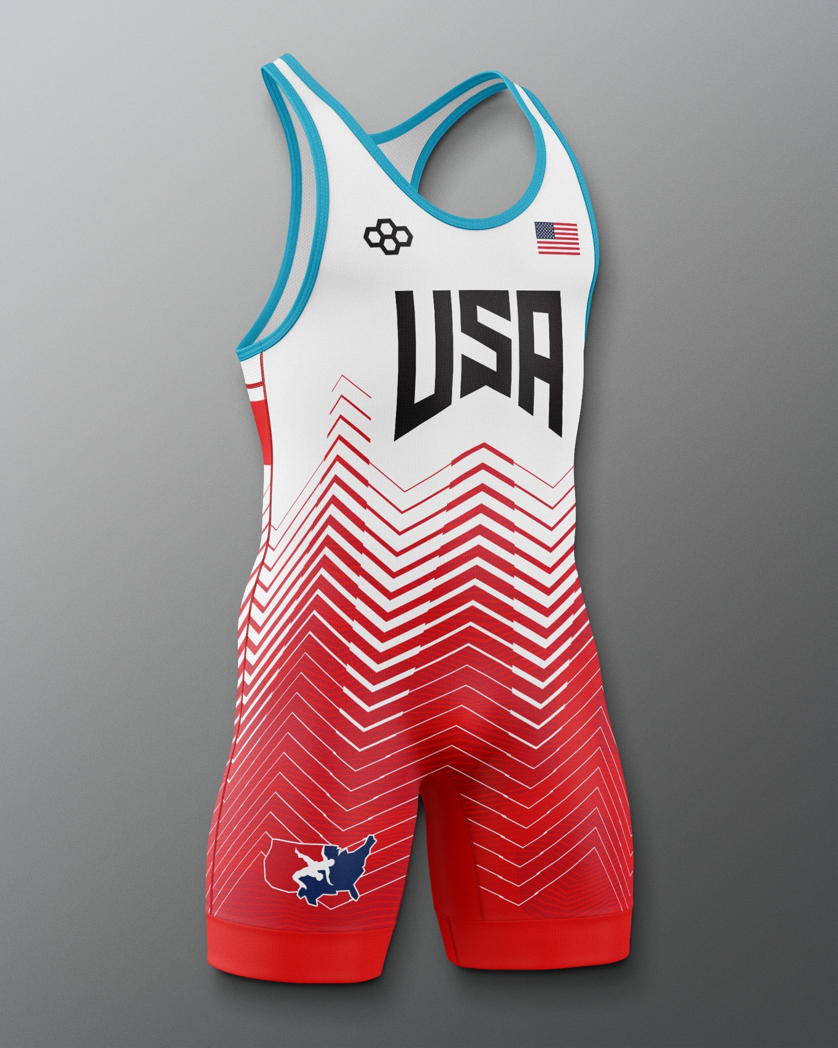 RUDIS Official USA Wrestling Freestyle Singlet - Icon 2.0 RUDIS Singlet