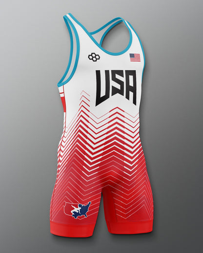 RUDIS Official USA Wrestling Freestyle Singlet - Icon 2.0 RUDIS Singlet