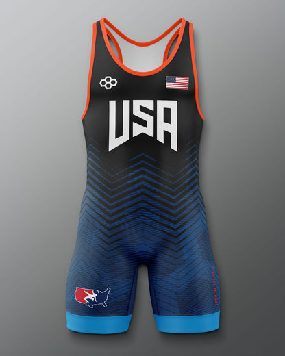 RUDIS Official USA Wrestling Freestyle Singlet - Icon 2.0 RUDIS Singlet