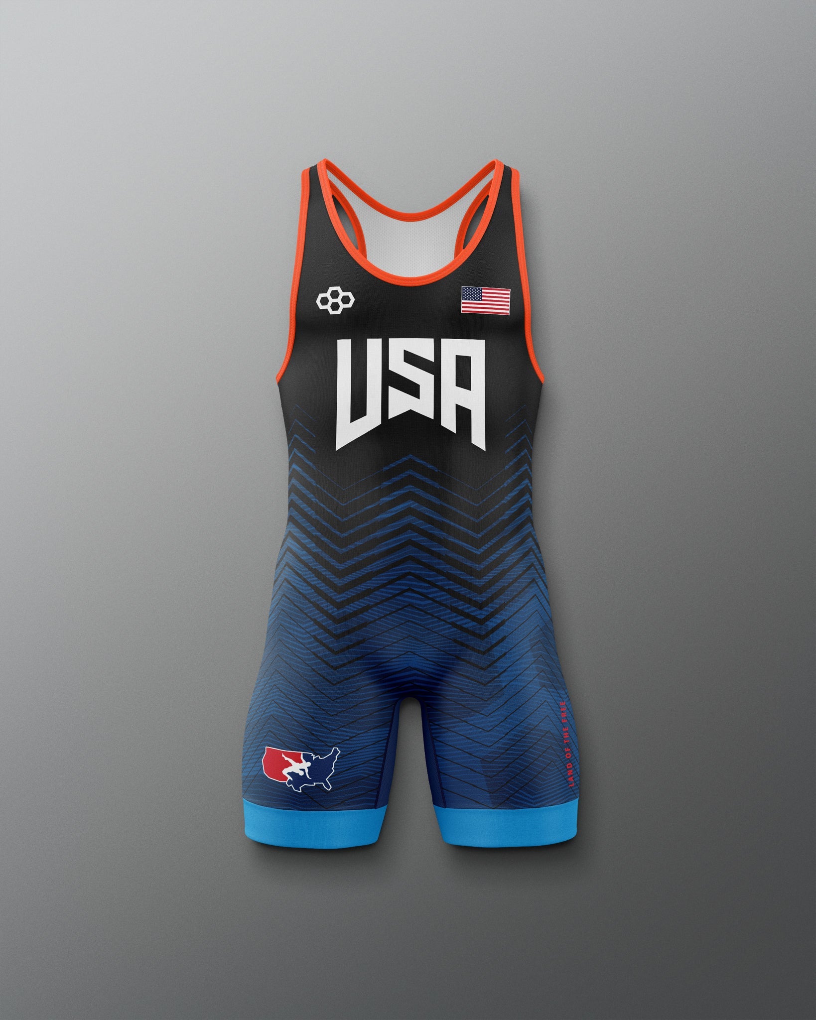 RUDIS USA Wrestling Icon Kids Elite Freestyle Singlet | Unleash the Champion