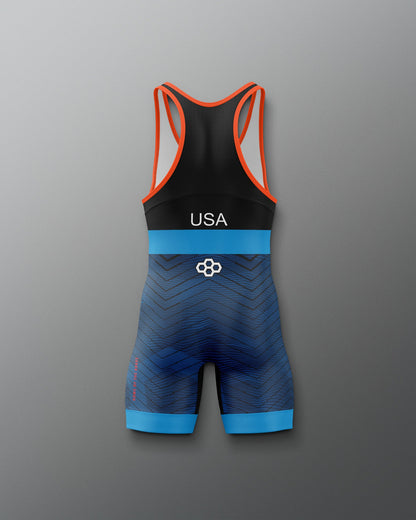 RUDIS USA Wrestling Icon Kids Elite Freestyle Singlet | Unleash the Champion