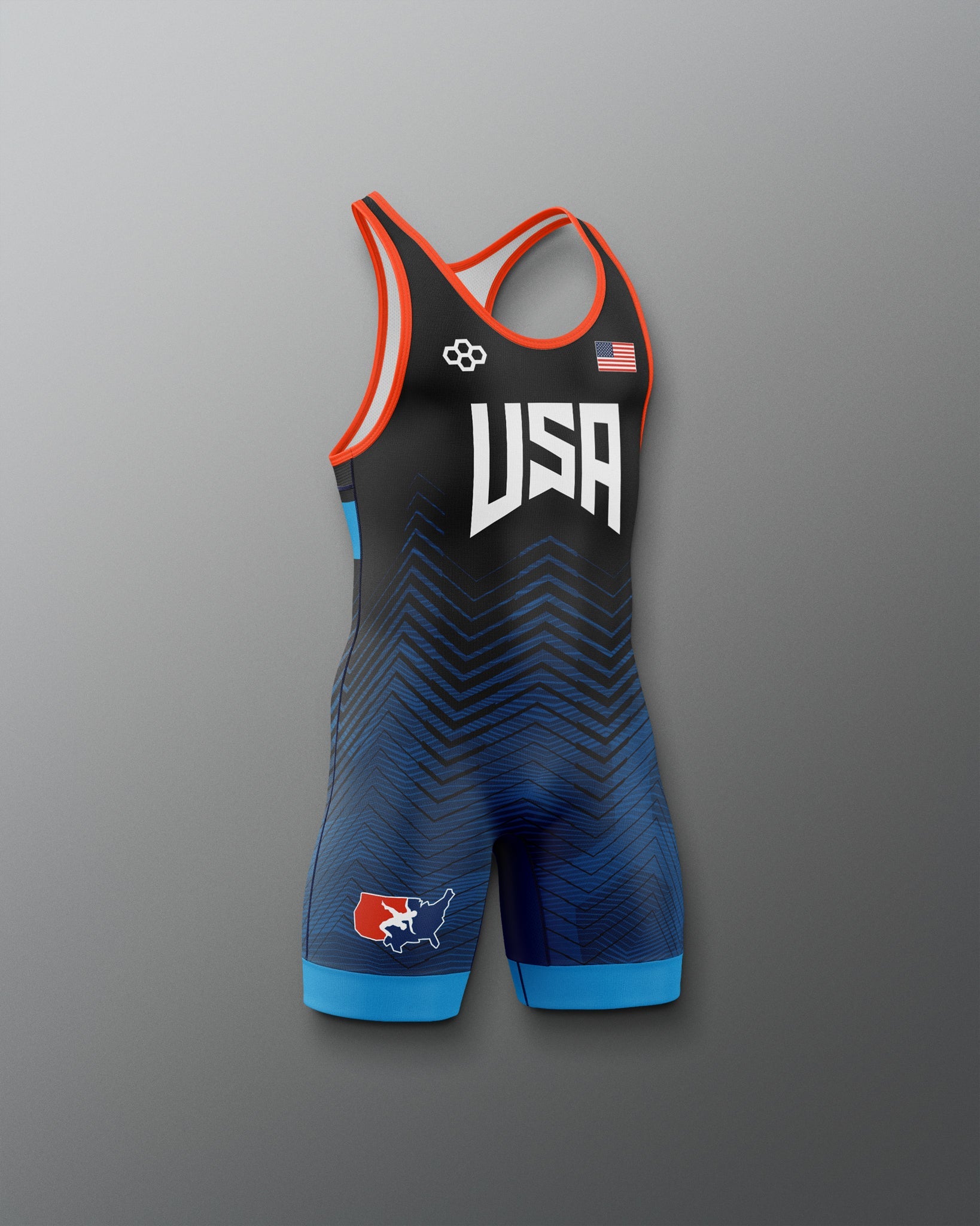 RUDIS USA Wrestling Icon Kids Elite Freestyle Singlet | Unleash the Champion