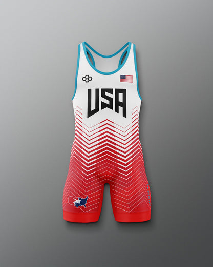 RUDIS USA Wrestling Icon Kids Elite Freestyle Singlet | Unleash the Champion