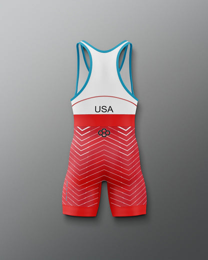 RUDIS USA Wrestling Icon Kids Elite Freestyle Singlet | Unleash the Champion