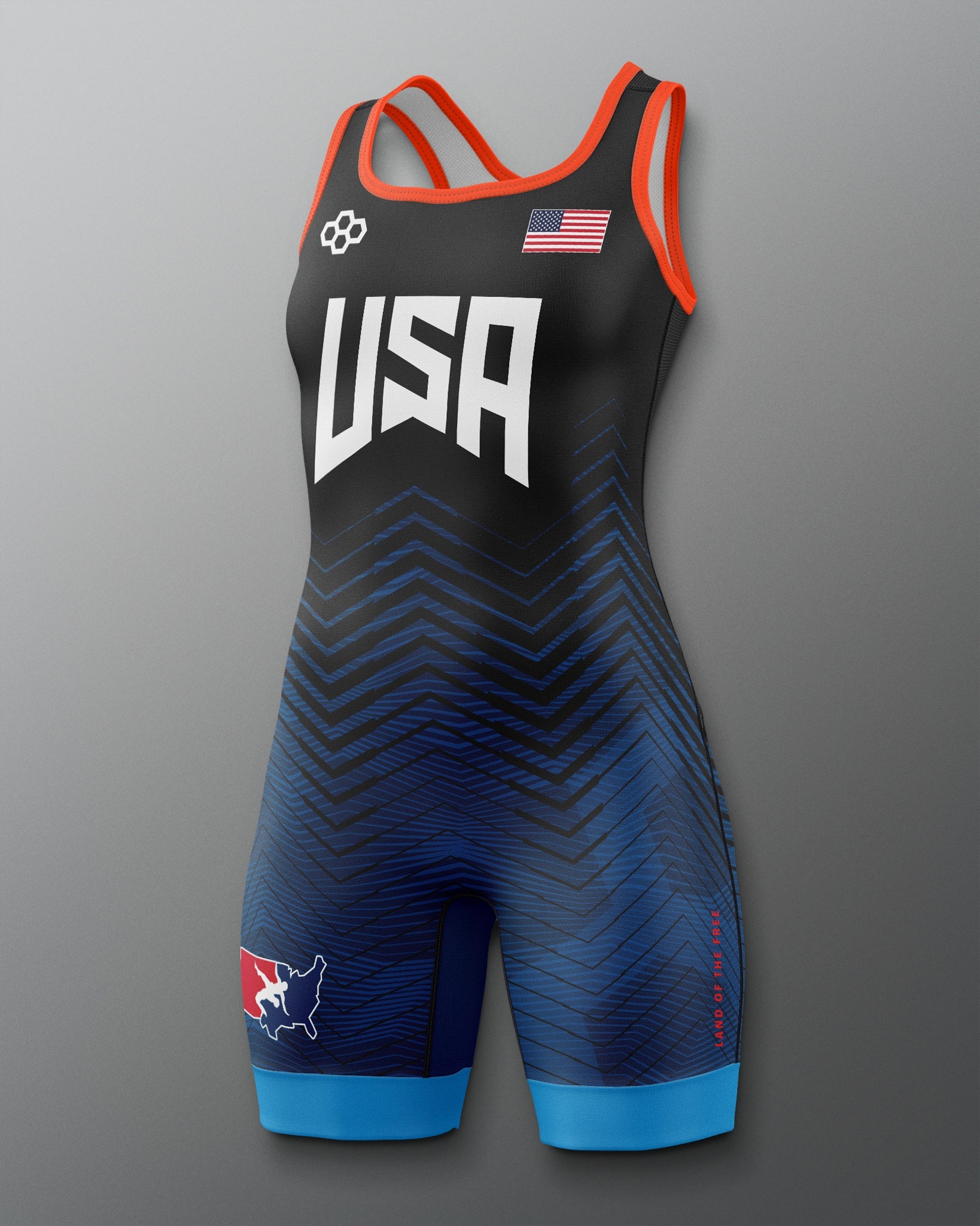 RUDIS USA Wrestling Women's 2.0 Freestyle Singlet - Official Gear