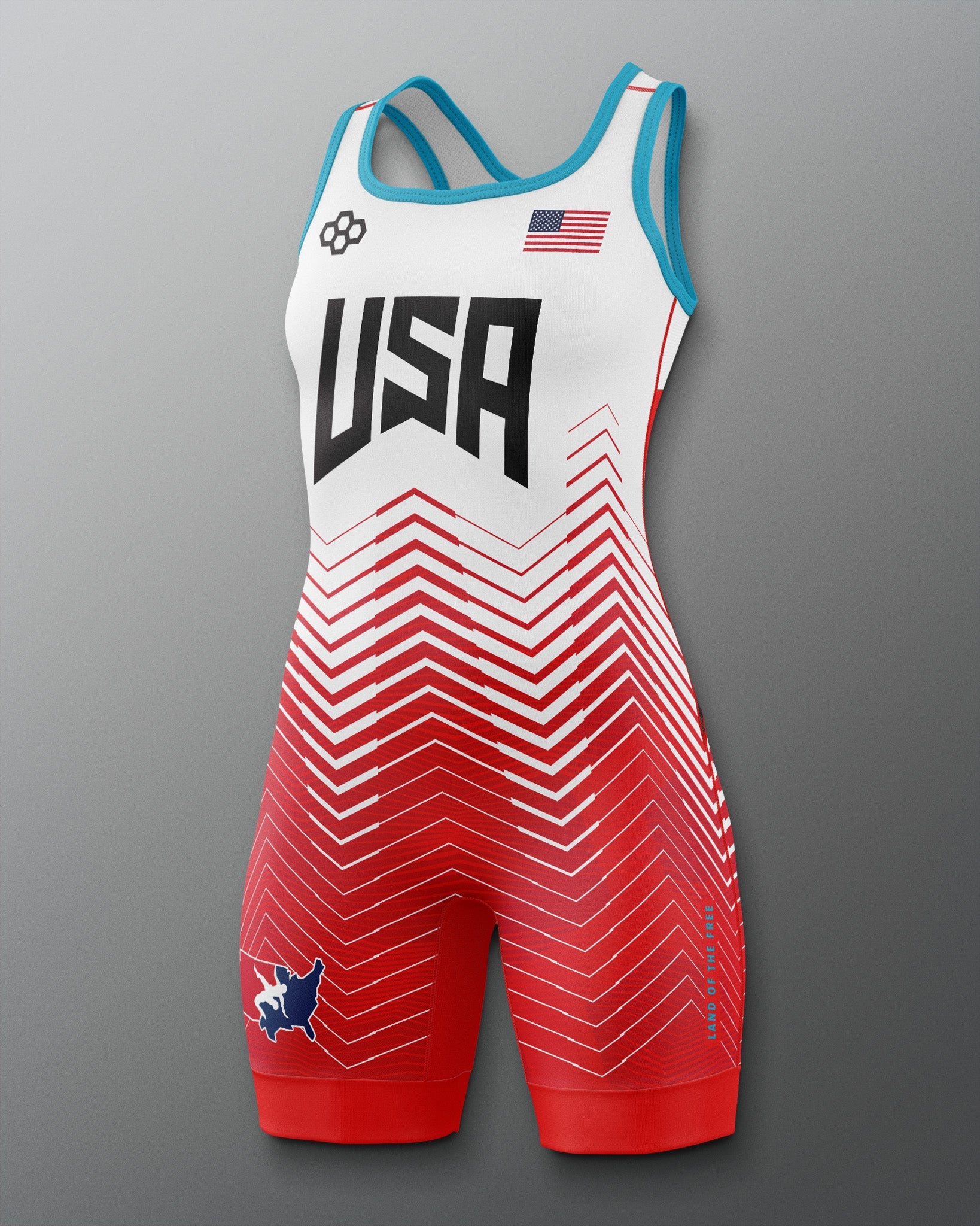 RUDIS USA Wrestling Women's 2.0 Freestyle Singlet - Official Gear