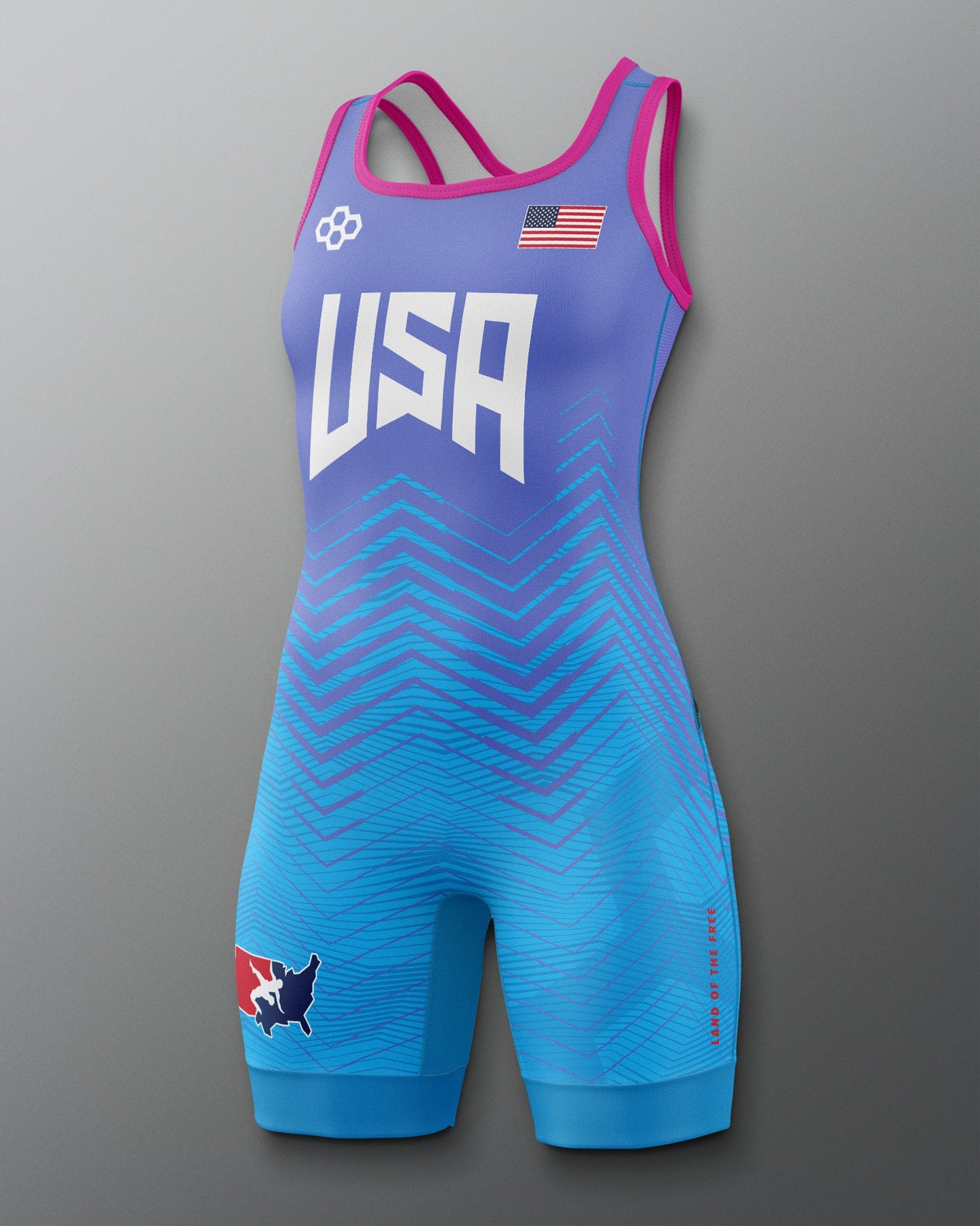RUDIS USA Wrestling Women's 2.0 Freestyle Singlet - Official Gear