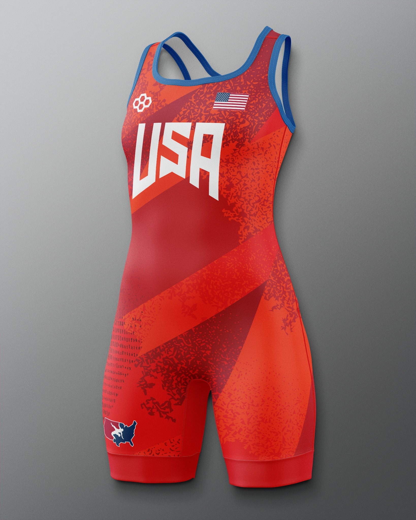 RUDIS USA Wrestling Grit Icon Women's 2.0 Elite Freestyle Singlet