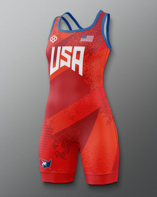 RUDIS USA Wrestling Grit Icon Women's 2.0 Elite Freestyle Singlet