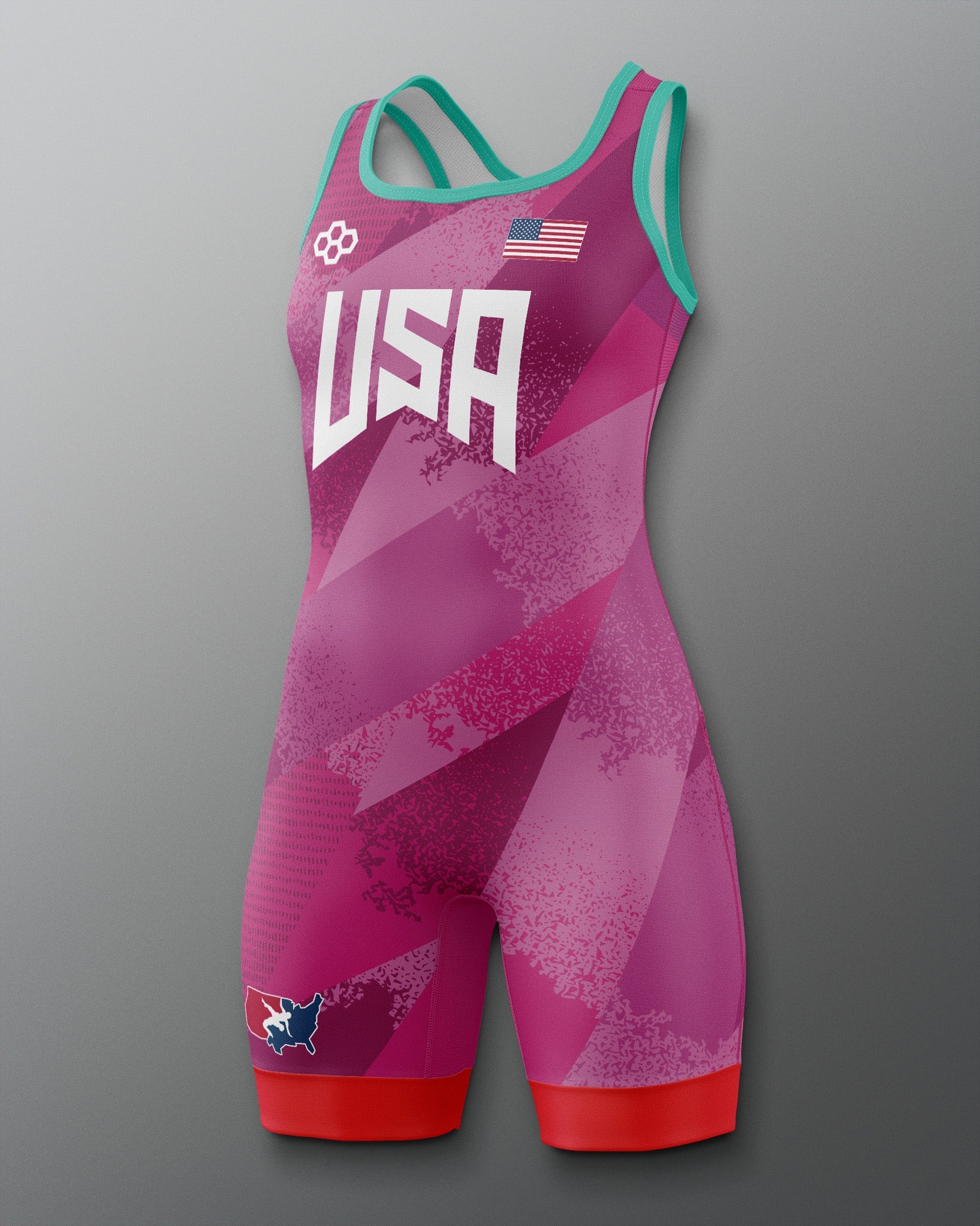 RUDIS USA Wrestling Grit Icon Women's 2.0 Elite Freestyle Singlet