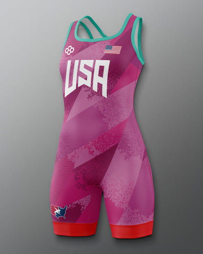RUDIS USA Wrestling Grit Icon Women's 2.0 Elite Freestyle Singlet