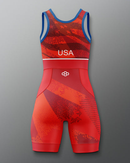 RUDIS USA Wrestling Grit Icon Women's 2.0 Elite Freestyle Singlet