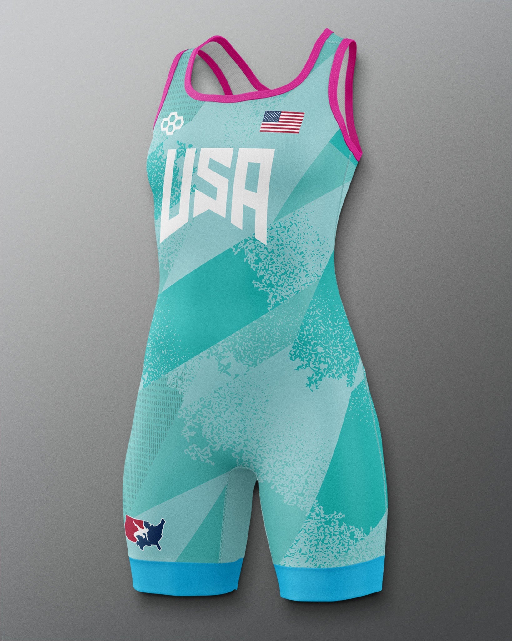 RUDIS USA Wrestling Grit Icon Women's 2.0 Elite Freestyle Singlet