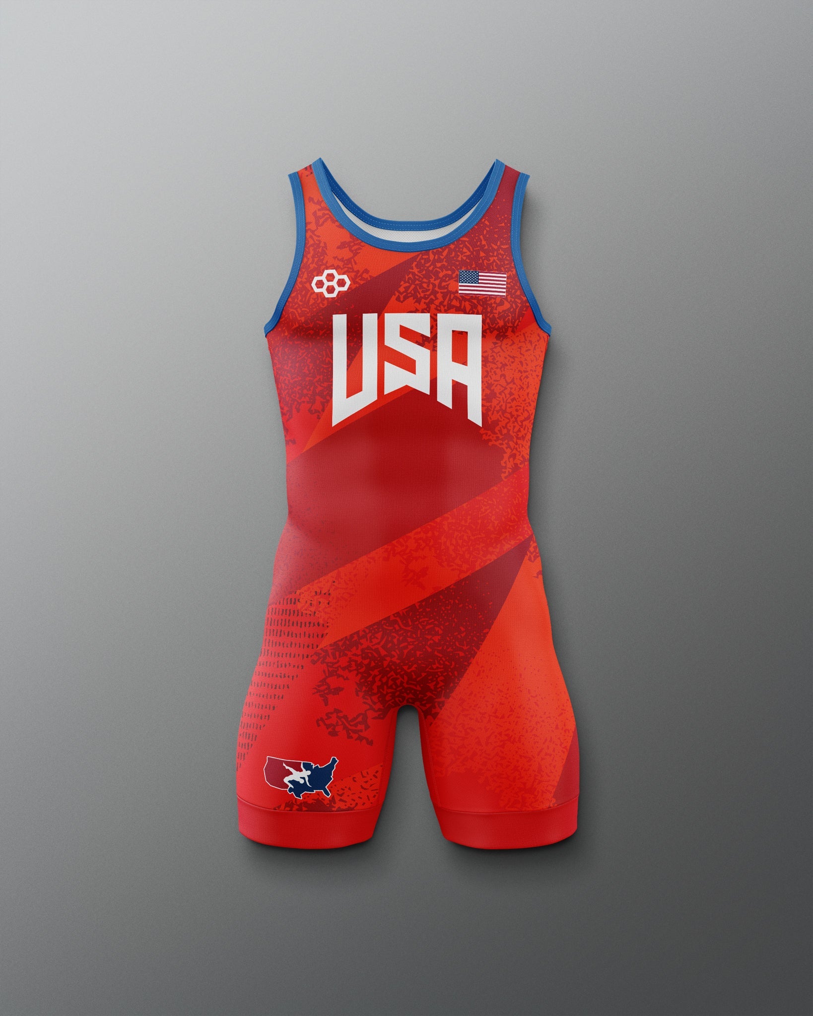 RUDIS USA Wrestling Grit Icon Boy's 2.0 Elite Freestyle Singlet