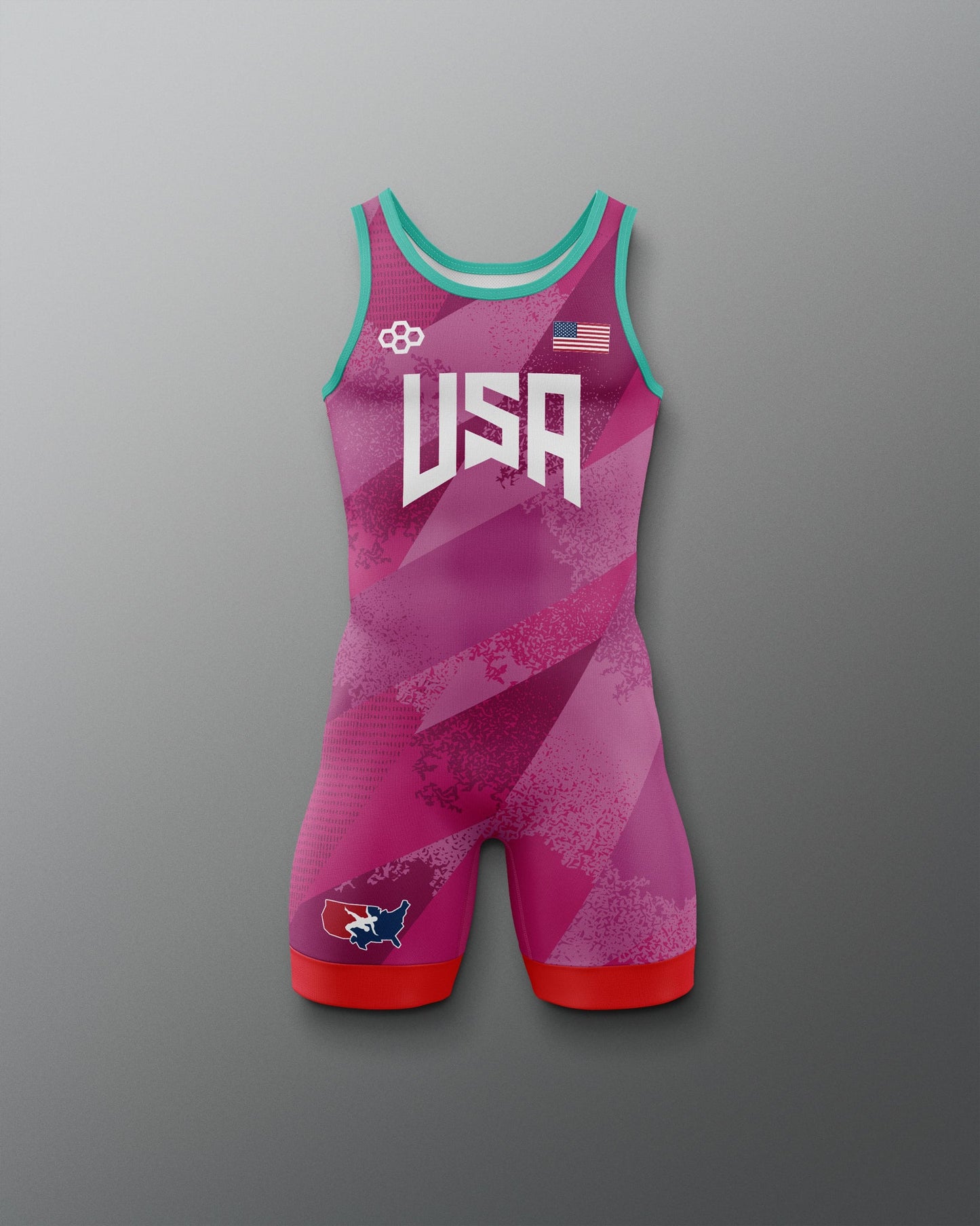 RUDIS USA Wrestling Grit Icon Boy's 2.0 Elite Freestyle Singlet