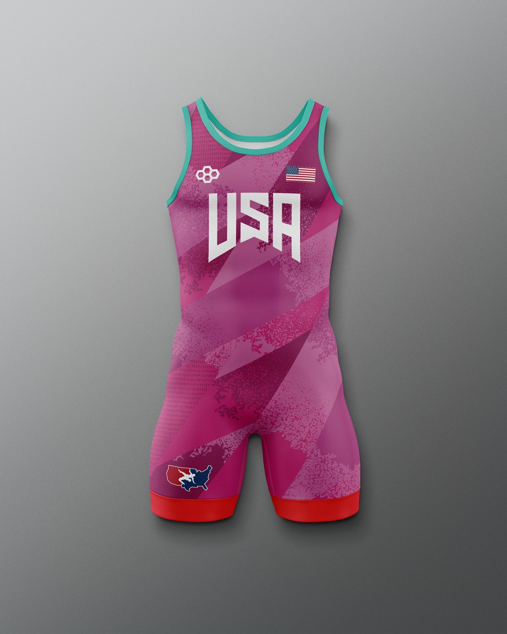RUDIS USA Wrestling Grit Icon Boy's 2.0 Elite Freestyle Singlet