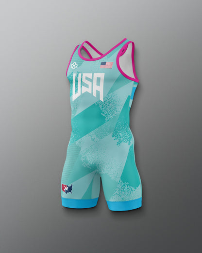 RUDIS USA Wrestling Grit Icon Boy's 2.0 Elite Freestyle Singlet