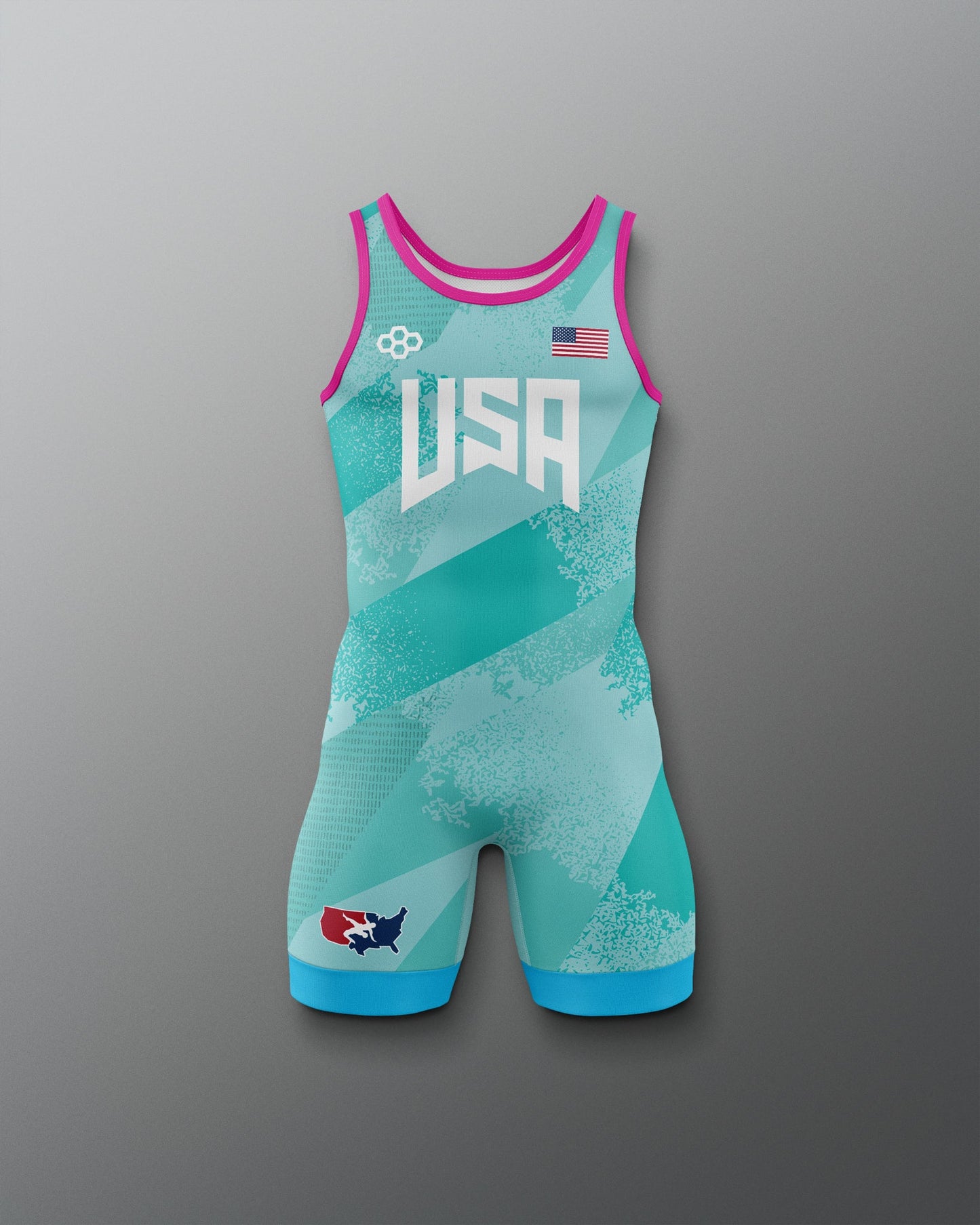 RUDIS USA Wrestling Grit Icon Boy's 2.0 Elite Freestyle Singlet