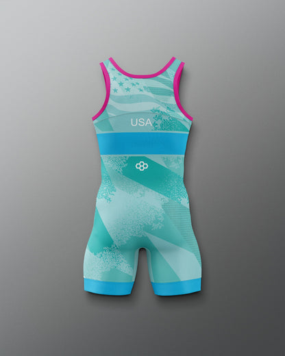 RUDIS USA Wrestling Grit Icon Boy's 2.0 Elite Freestyle Singlet