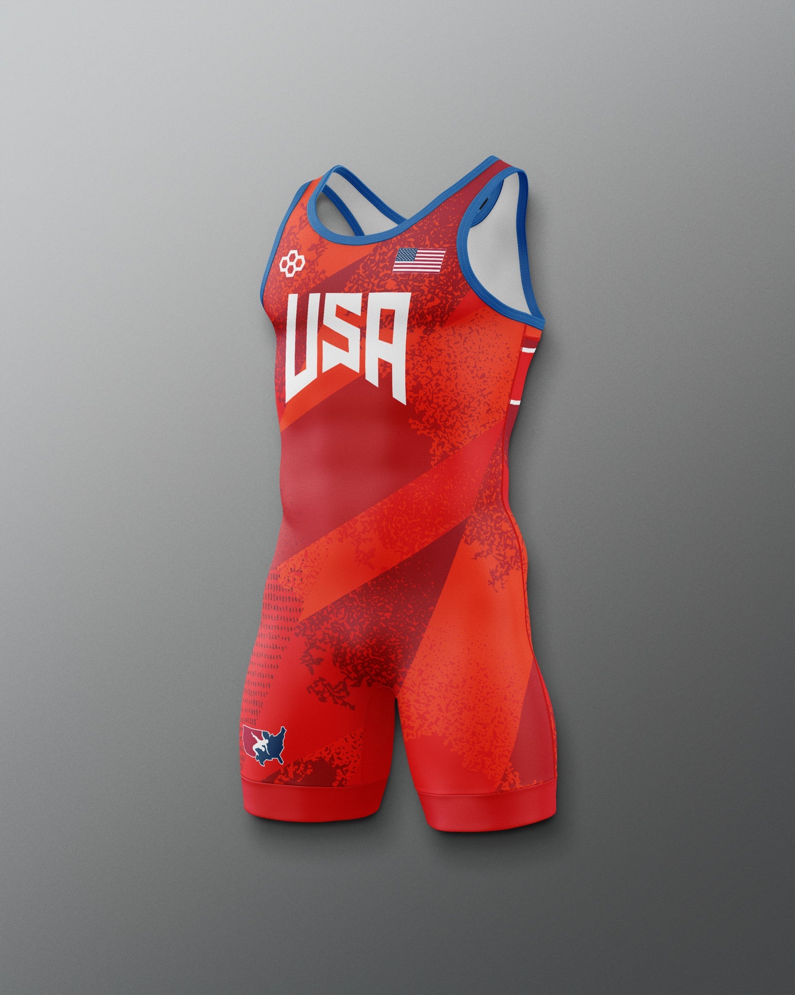 RUDIS USA Wrestling Grit Icon Boy's 2.0 Elite Freestyle Singlet