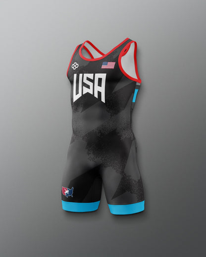 RUDIS USA Wrestling Grit Icon Boy's 2.0 Elite Freestyle Singlet
