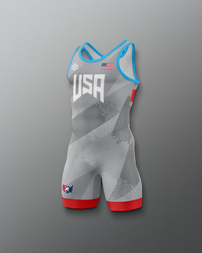 RUDIS USA Wrestling Grit Icon Boy's 2.0 Elite Freestyle Singlet